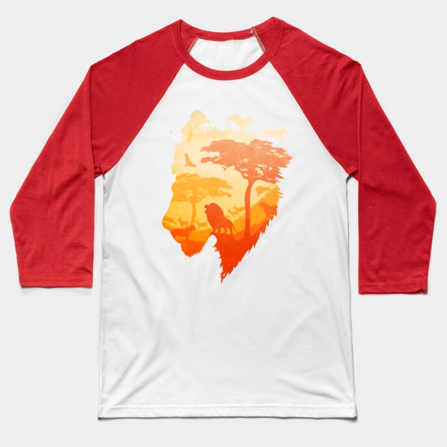 The Soul of a Lion Baseball T-Shirt by DVerissimo